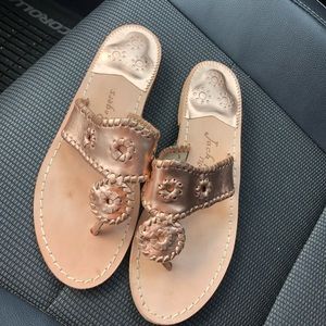 Rose Gold Jack Rogers